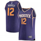 Camiseta TJ Warren 12 Phoenix Suns Icon Edition Púrpura Hombre